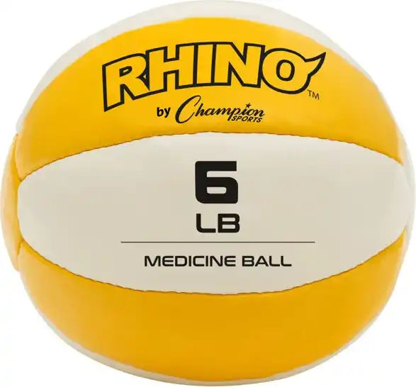 Champion Sports Mb Rhino Leather Medicine Ball - Ea - 6 Lb