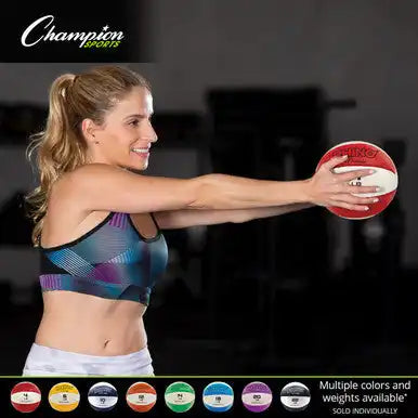 Champion Sports Mb Rhino Leather Medicine Ball - Ea