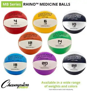 Champion Sports Mb Rhino Leather Medicine Ball - Ea