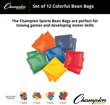 Champion Sports Mbb Bean Bags Set of 12 - Doz