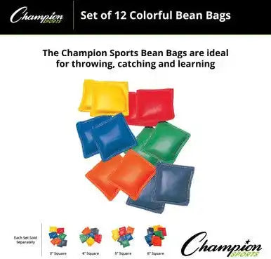 Champion Sports Mbb Bean Bags Set of 12 - Doz
