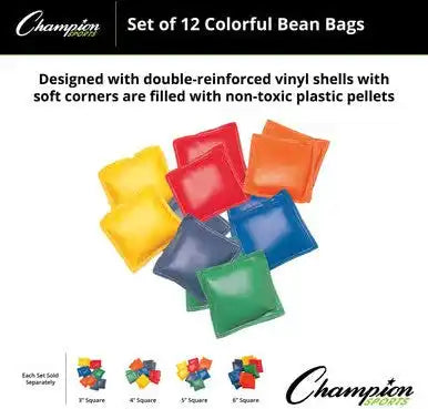 Champion Sports Mbb Bean Bags Set of 12 - Doz