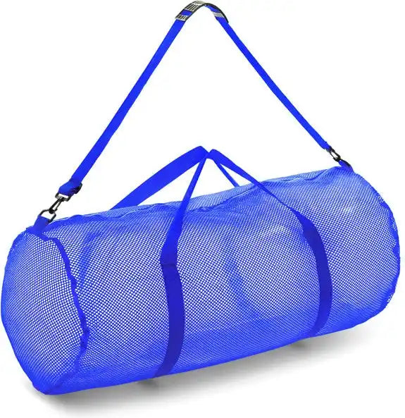 Champion Sports Md45 Mesh Duffel Bag - Ea - Blue