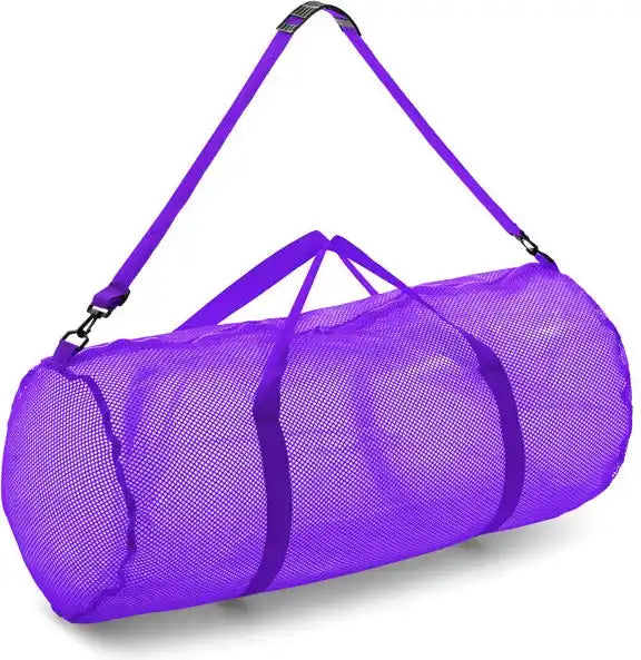 Champion Sports Md45 Mesh Duffel Bag - Ea - Purple
