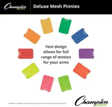 Champion Sports Mpa Deluxe Mesh Pinnie Adult - Doz