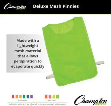 Champion Sports Mpa Deluxe Mesh Pinnie Adult - Doz