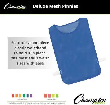 Champion Sports Mpa Deluxe Mesh Pinnie Adult - Doz