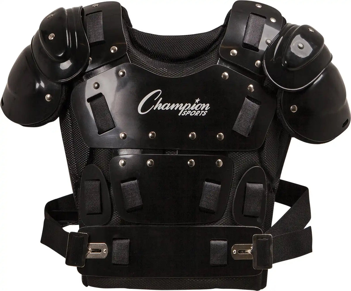 Champion Sports P200 Outside Plastic Shield Pro Chest Protector - Ea - 17’’