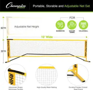 Champion Sports Paset Rhino Port-a-net - Set