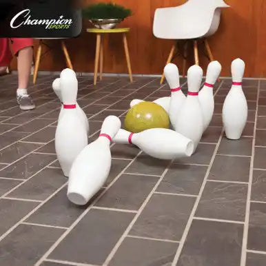 Champion Sports Pb Rubberized Plastic Bowling Ball - Ea