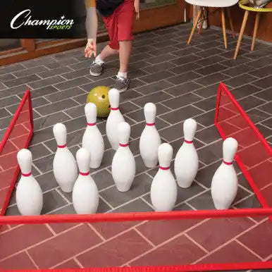 Champion Sports Pb Rubberized Plastic Bowling Ball - Ea