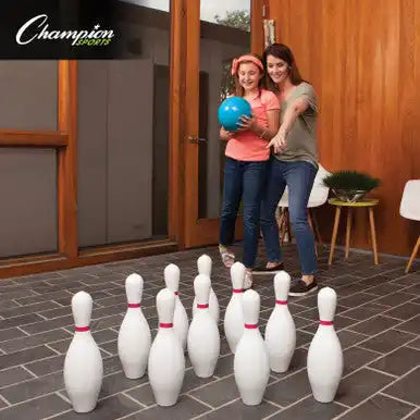 Champion Sports Pb Rubberized Plastic Bowling Ball - Ea