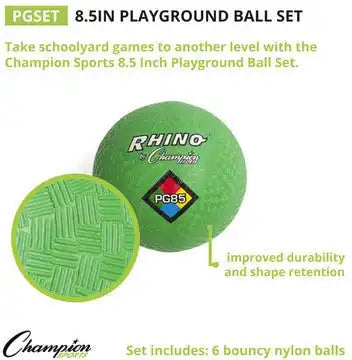 Champion Sports Pg85 8.5’’ Playground Ball - Set