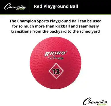 Champion Sports Pgrd Playground Ball Red - Ea