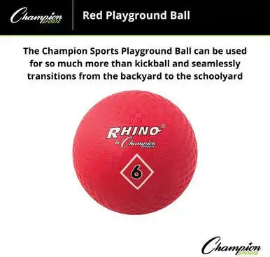 Champion Sports Pgrd Playground Ball Red - Ea