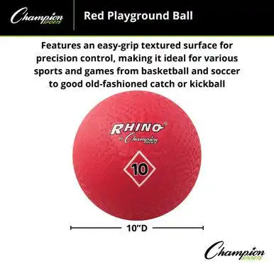 Champion Sports Pgrd Playground Ball Red - Ea