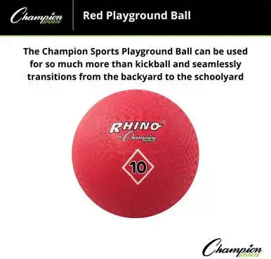 Champion Sports Pgrd Playground Ball Red - Ea