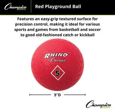 Champion Sports Pgrd Playground Ball Red - Ea