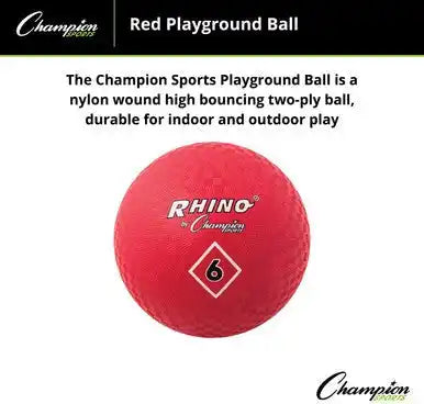 Champion Sports Pgrd Playground Ball Red - Ea