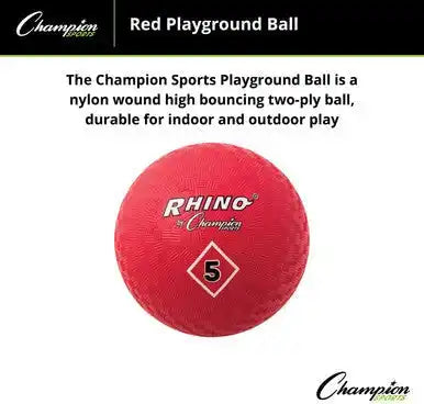 Champion Sports Pgrd Playground Ball Red - Ea