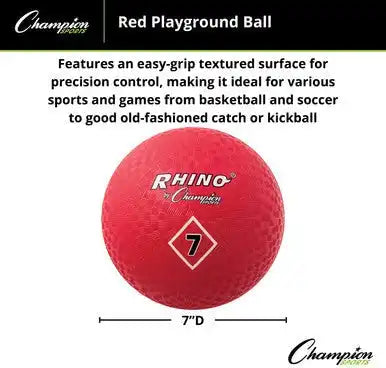 Champion Sports Pgrd Playground Ball Red - Ea