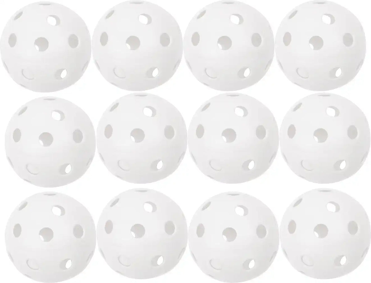 Champion Sports Plsb Plastic Softballs - Doz - one Dozen, White