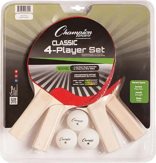 Champion Sports Pn Multi-player Set Multi-player Table Tennis - Ea - 4-player Set