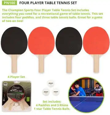 Champion Sports Pn Multi-player Set Multi-player Table Tennis - Ea