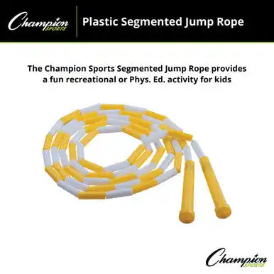Champion Sports Pr Plastic Segmented Jump Rope - Ea