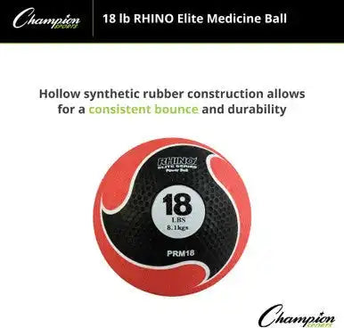 Champion Sports Prm Rhino Elite Medicine Ball - Ea