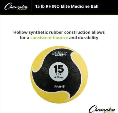 Champion Sports Prm Rhino Elite Medicine Ball - Ea