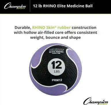 Champion Sports Prm Rhino Elite Medicine Ball - Ea