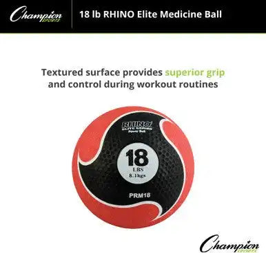 Champion Sports Prm Rhino Elite Medicine Ball - Ea