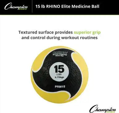 Champion Sports Prm Rhino Elite Medicine Ball - Ea