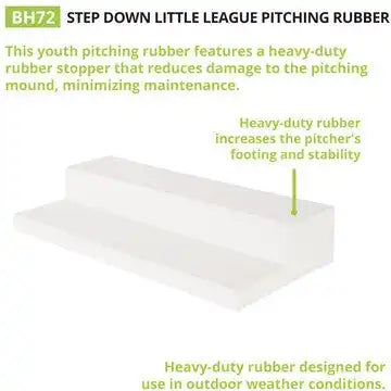Champion Sports Pro Step Down Pro Step Down Pitching Rubber - Ea