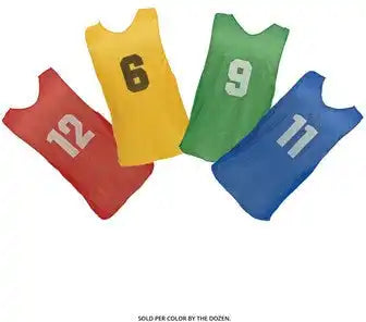 Champion Sports Psan Numbered Practice Vest Adult - Doz