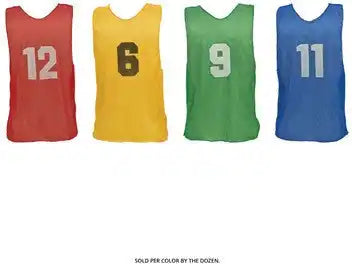 Champion Sports Psyn Numbered Practice Vest Youth - Doz