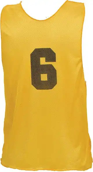 Champion Sports Psyn Numbered Practice Vest Youth - Doz - Yellow