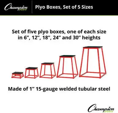 Champion Sports Pxb Plyo Box - Ea