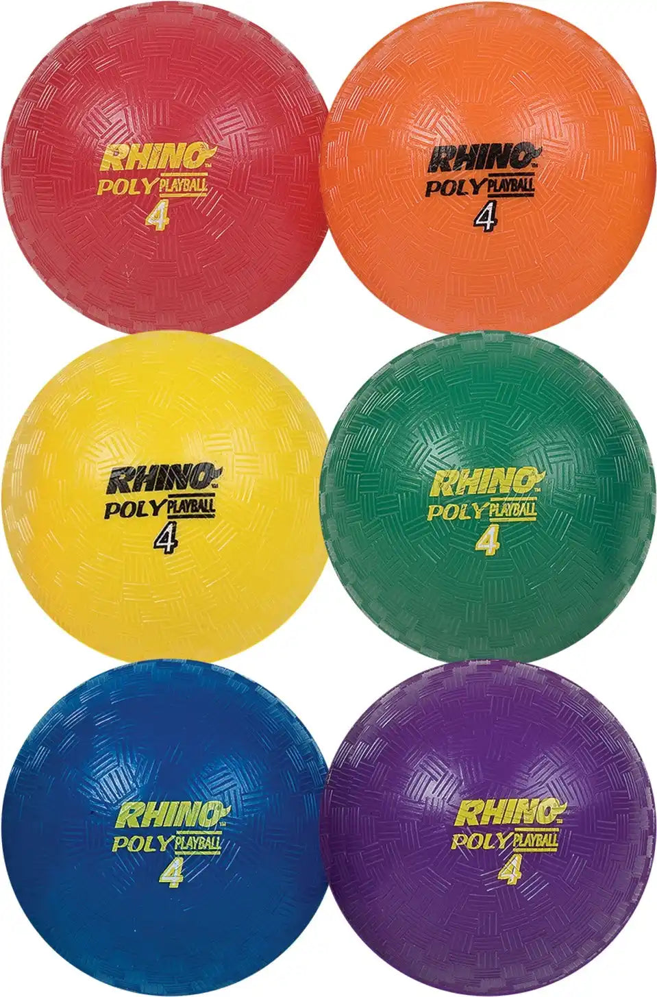 Champion Sports Pxset Poly Playground Ball - Set - 4’’ d