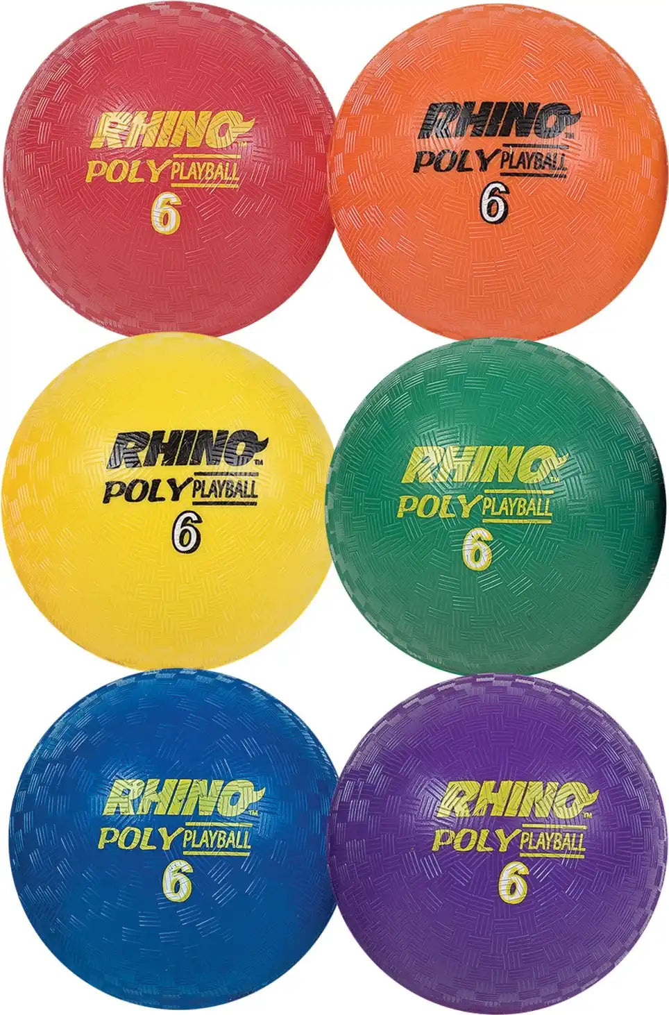 Champion Sports Pxset Poly Playground Ball - Set - 6’’ d