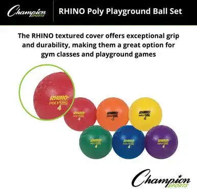 Champion Sports Pxset Poly Playground Ball - Set