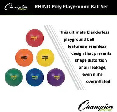 Champion Sports Pxset Poly Playground Ball - Set