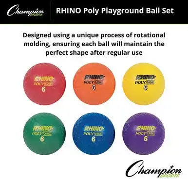 Champion Sports Pxset Poly Playground Ball - Set