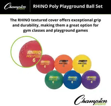 Champion Sports Pxset Poly Playground Ball - Set