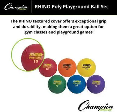 Champion Sports Pxset Poly Playground Ball - Set