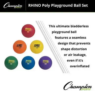 Champion Sports Pxset Poly Playground Ball - Set