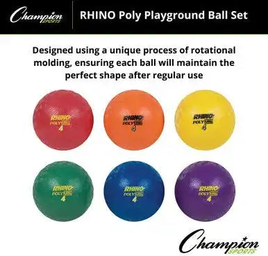 Champion Sports Pxset Poly Playground Ball - Set