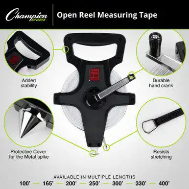 Champion Sports r Open Reel Measuring Tape - Ea