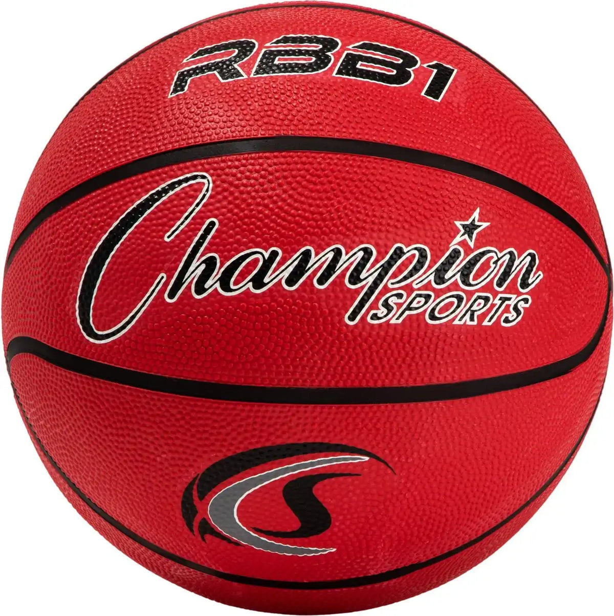 Champion Sports Rbb1 Size 7 Rubber Basketball - Ea - Red